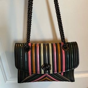 Coach rainbow bag